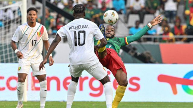 AFCON 2023: Cameroon Rally to Earn a Point off 10-Man Guinea