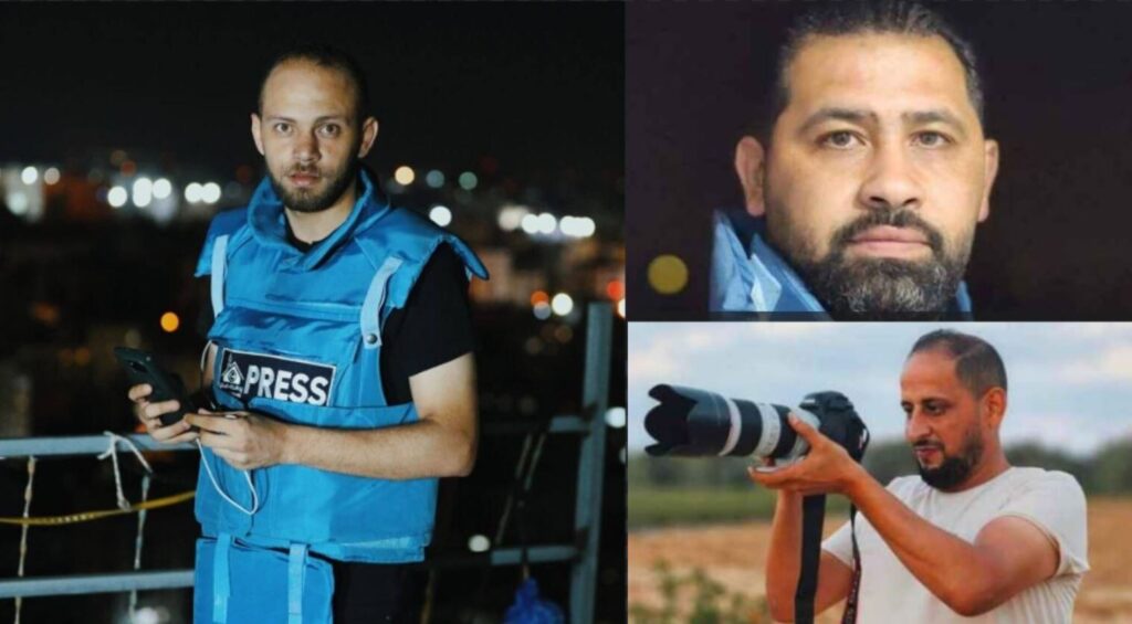 Three Palestinian Journalists Killed in Gaza Strike, Says Media Union