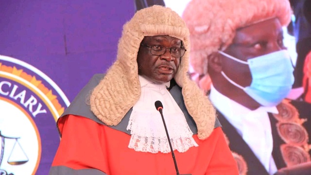 Chief Justice Alfonse Owiny-Dollo Warns Judicial Officers Againt Partisan Attire