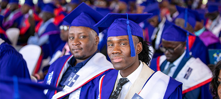 Cavendish University Graduates 709 Students with Notable Figures Chameleon and Hon. Owino