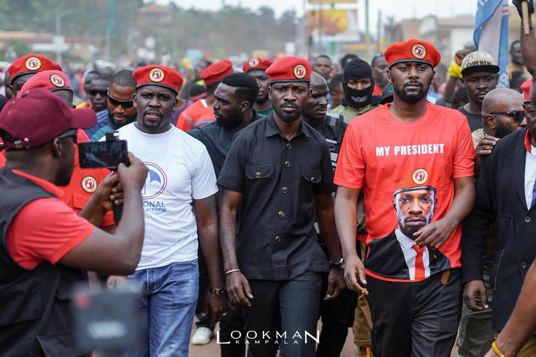 Heightened Security Deployment and Traffic Jams as Robert Kyagulanyi Returns to Entebbe