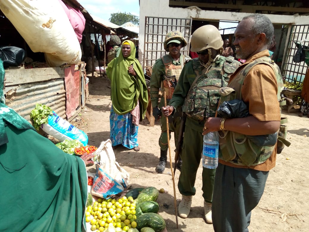 Joint Patrols In Bulumarer Town Conducted To Allay Fears Of Al-Shabaab Attack