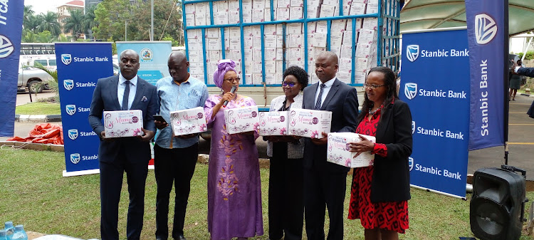 Stanbic Bank Uganda Donates 4,000 Mama Kits