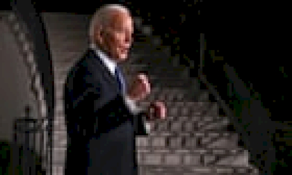 Biden hits campaign trail riding train of positive State of the Union reviews