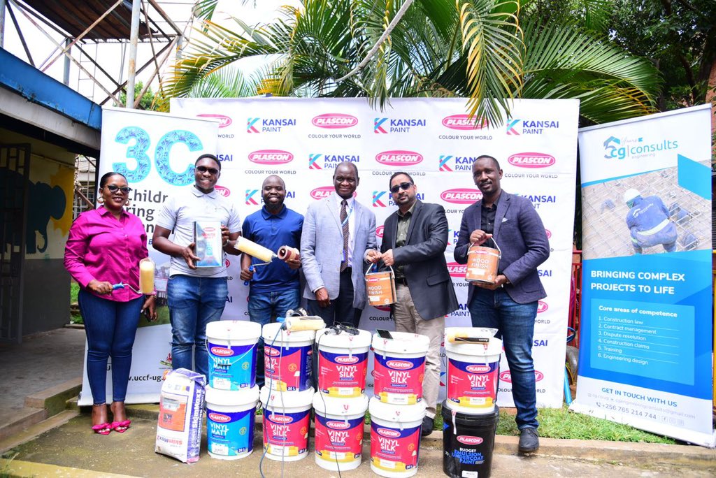 Kansai Plascon Uganda Donates Paint to Enhance Children’s Cancer Ward at Uganda Cancer Institute