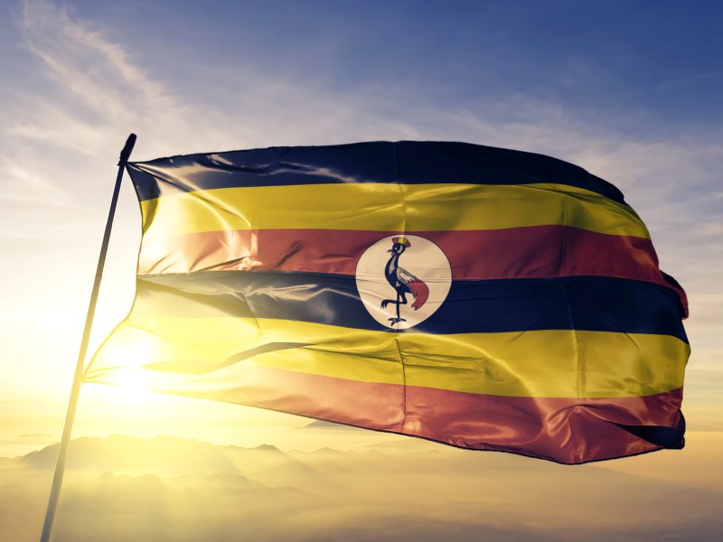 Uganda flag. Image credit: alekstaurus ©123rf.com