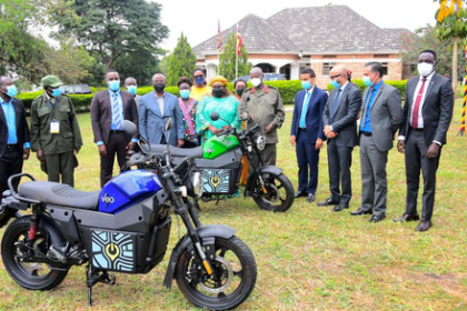 President Museveni Commissions Spiro Electric Motorcycles in Kyankwanzi