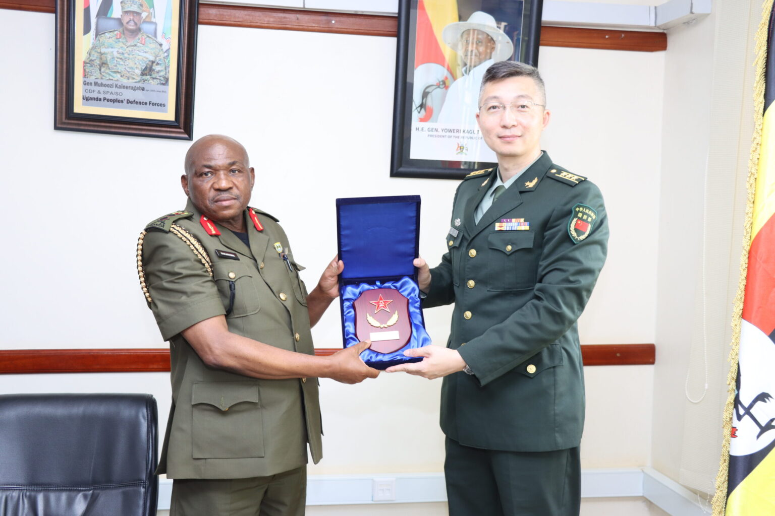 UPDF Hosts First Chinese Military Advisor