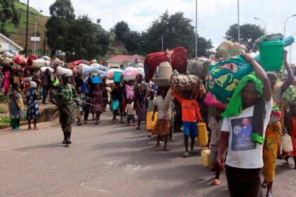 Congolese police officers flee to Uganda as fighting intensifies