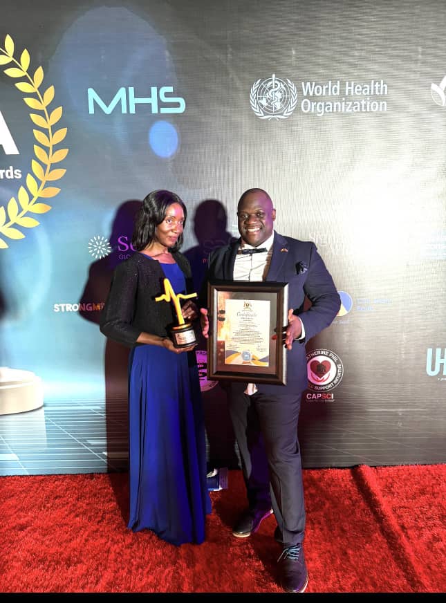 EXCLUSIVE: Moses Mulimira and  Primrose Magala Awarded for their Partriotic Efforts towards Enhancing the Health Sector